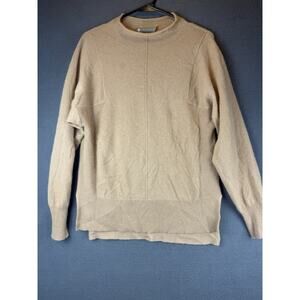 InCashmere Tan Pullover Sweater Women’s Size Small 100% Cashmere